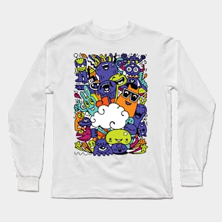 Cute and fun with various imaginary characters Long Sleeve T-Shirt